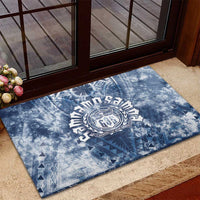 Samoa 685 Rubber Doormat Polynesian Pattern Tie Dye Style