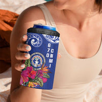 Hafa Adai Northern Mariana Islands 4 in 1 Can Cooler Tumbler Polynesian Tribal Pattern LT05 - Polynesian Pride
