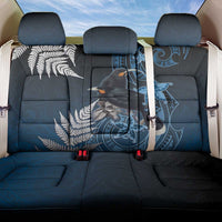 New Zealand Huia Bird Back Car Seat Cover Aotearoa Maori Pattern LT05 One Size Navy - Polynesian Pride