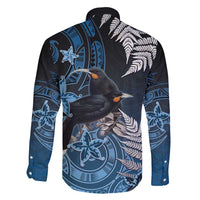 New Zealand Huia Bird Family Matching Summer Maxi Dress and Hawaiian Shirt Aotearoa Maori Pattern LT05 - Polynesian Pride