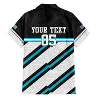 Custom Fiji Rugby Family Matching Off Shoulder Maxi Dress and Hawaiian Shirt Fijian 7s With Tapa Pattern LT05 - Polynesian Pride