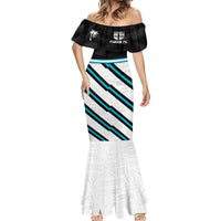 Custom Fiji Rugby Mermaid Dress Fijian 7s With Tapa Pattern LT05 - Polynesian Pride
