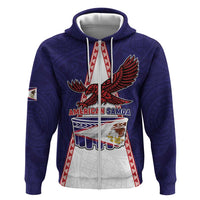 Personalised American Samoa Flag Day Hoodie Flag Style