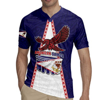 Personalised American Samoa Flag Day Rugby Jersey Flag Style