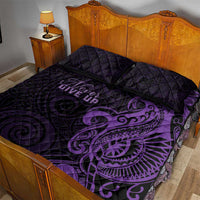 Lupus Warrior Quilt Bed Set Never Give Up Polynesian Style