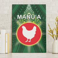 American Samoa Manu'a Cession Day Canvas Wall Art With Polynesian Pattern