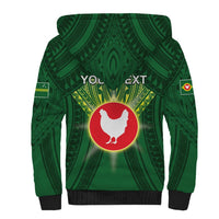 Personalized American Samoa Manu'a Cession Day Sherpa Hoodie With Polynesian Pattern LT05 - Polynesian Pride