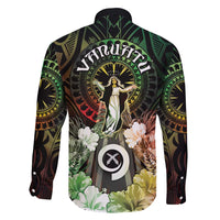 Vanuatu Happy Assumption Day Family Matching Mermaid Dress and Hawaiian Shirt