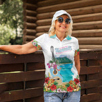 Aloha Hawaii Waikiki Beach Landscape Women Polo Shirt LT05 - Polynesian Pride