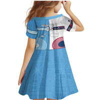 Custom Fiji And USA Palm Tree With Eagle Family Matching Mermaid Dress and Hawaiian Shirt LT05 - Polynesian Pride