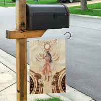 Tonga Women's Day Garden Flag With Polynesian Pattern