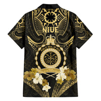 Niue Women's Day Family Matching Off Shoulder Maxi Dress and Hawaiian Shirt With Polynesian Pattern LT05 - Polynesian Pride