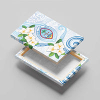 Guam Chamorro Canvas Wall Art Guasali Flowers Curves Style