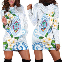 Guam Chamorro Hoodie Dress Guasali Flowers Curves Style