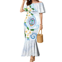 Guam Chamorro Mermaid Dress Guasali Flowers Curves Style