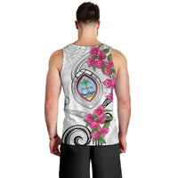 Guam Chamorro Men Tank Top Curves Polynesian Tattoo Mix Bougainvillea