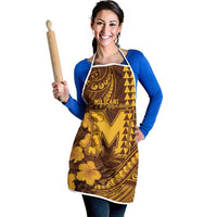 Hawaii Mililani High School Apron Tribal Tattoo With Hibiscus Flowers
