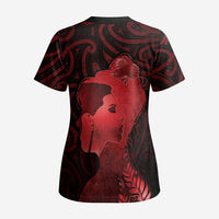 Aotearoa Mana Wahine Scrub Top The Spiritual Power Of Women - Polynesian Pride