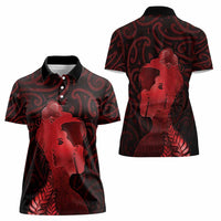 Aotearoa Mana Wahine Women Polo Shirt The Spiritual Power Of Women LT05 - Polynesian Pride