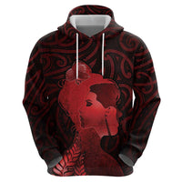 Aotearoa Mana Wahine Zip Hoodie The Spiritual Power Of Women LT05 - Polynesian Pride