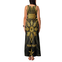 Personalised Philippines Independence Day Family Matching Tank Maxi Dress and Hawaiian Shirt Filipinos Sun Star Tribal LT05 - Polynesian Pride