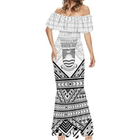 Personalised Kiribati Gospel Day Mermaid Dress Coat Of Arms Polynesian Pattern LT05 - Polynesian Pride