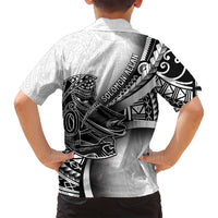 Solomon Islands Nguzunguzu Family Matching Long Sleeve Bodycon Dress and Hawaiian Shirt Polynesian Tribal Pattern LT05 - Polynesian Pride