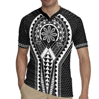 Philippines Batok Tribal Inspired Tattoo Black Rugby Jersey LT05 - Polynesian Pride