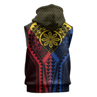 Philippines Batok Tribal Inspired Tattoo Sleeveless Hoodie LT05 - Polynesian Pride