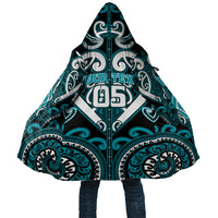 Custom Aotearoa Tapuika Cloak Maori Tribal Pattern LT05 Unisex Teal - Polynesian Pride