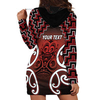 Personalised Aotearoa Mana Motuhake Hoodie Dress Poutama With Maori Pattern LT05 - Polynesian Pride
