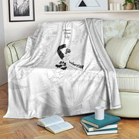 Lung Cancer Awareness Blanket Never Give Up Polynesian Style LT05 - Polynesian Pride