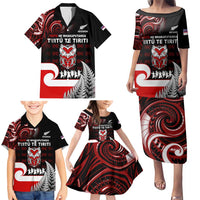 Aotearoa Toitu He Whakaputanga Family Matching Puletasi and Hawaiian Shirt Toitu Te Tiriti O Waitangi LT05 - Polynesian Pride