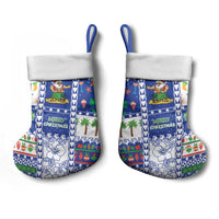 Northern Mariana Islands Christmas Stocking Festive Beach Vibes - Polynesian Pride