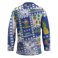 Northern Mariana Islands Christmas Hockey Jersey Festive Beach Vibes - Polynesian Pride