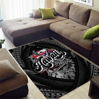 Hawaii November 28th Area Rug Kanaka Maoli Tribal Pattern - Polynesian Pride