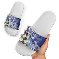 Hafa Adai Guam Slide Sandals Latte Stone With Coconut Crab