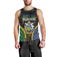 Personalised South Sea Islanders And Solomon Islands Men Tank Top Kanakas Polynesian Pattern