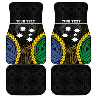 South Sea Islanders And Vanuatu Car Mats Kanakas Sand Drawing Pattern