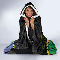South Sea Islanders And Vanuatu Hooded Blanket Kanakas Sand Drawing Pattern