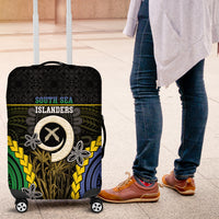 South Sea Islanders And Vanuatu Luggage Cover Kanakas Sand Drawing Pattern