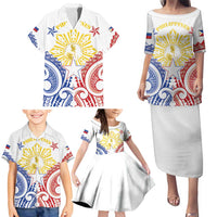 Philippines Family Matching Puletasi and Hawaiian Shirt Katipunan Andres Bonifacio