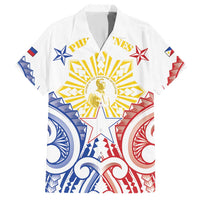 Philippines Family Matching Short Sleeve Bodycon Dress and Hawaiian Shirt Katipunan Andres Bonifacio LT05 Dad's Shirt - Short Sleeve White - Polynesian Pride