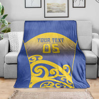 Custom James Cook High School Blanket Maori Koru Pattern