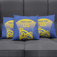 Custom James Cook High School Pillow Cover Maori Koru Pattern
