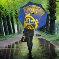 Custom James Cook High School Umbrella Maori Koru Pattern