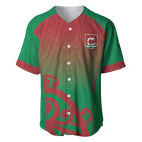 Custom Onehunga High School Baseball Jersey Maori Koru Pattern
