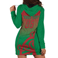Custom Onehunga High School Hoodie Dress Maori Koru Pattern