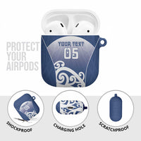 Custom New Zealand Aotea College AirPods Case Maori Koru Pattern