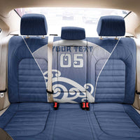 Custom New Zealand Aotea College Back Car Seat Cover Maori Koru Pattern